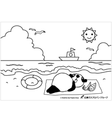 塗り絵 Webグッズ 広島ガスプロパン株式会社